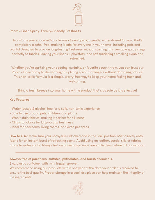 Blush + Navy Room Spray Room Spray