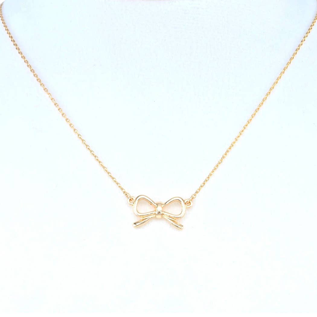 Ribbon Bow Necklace