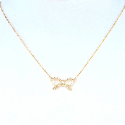 Ribbon Bow Necklace