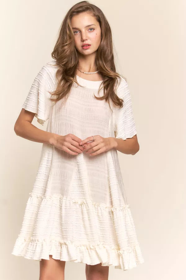 Flirty Short Sleeve Dress