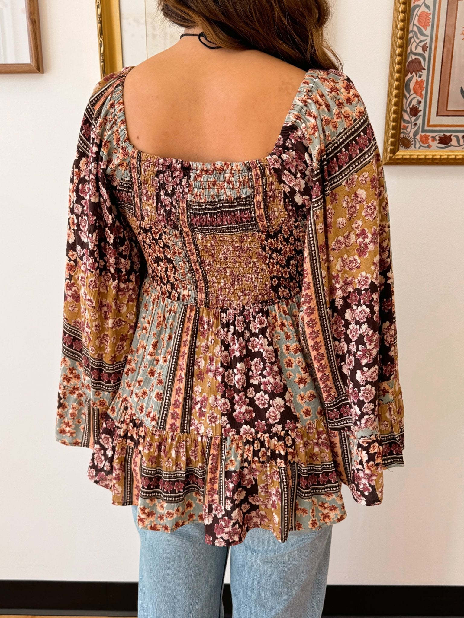 Bell Boho Long-sleeve Top Shirts & Tops