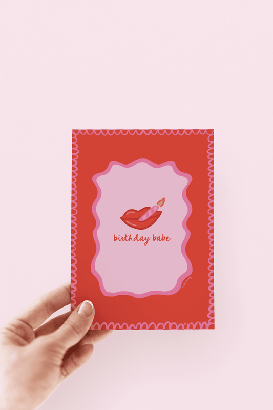 Birthday Babe Card Card