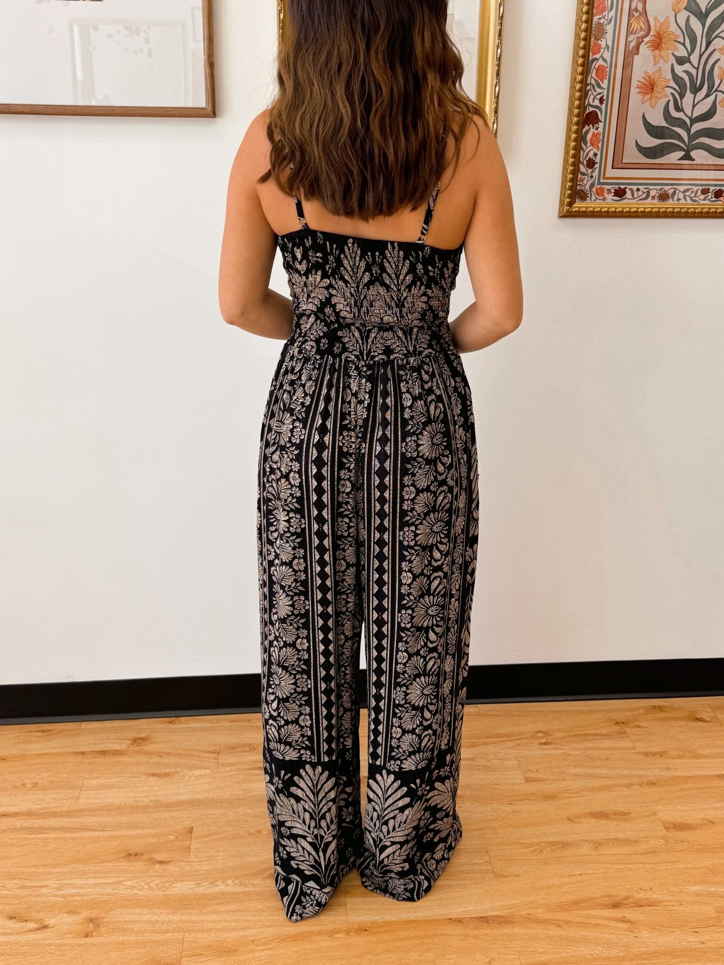 Black Boho Jumpsuit Jumpsuit