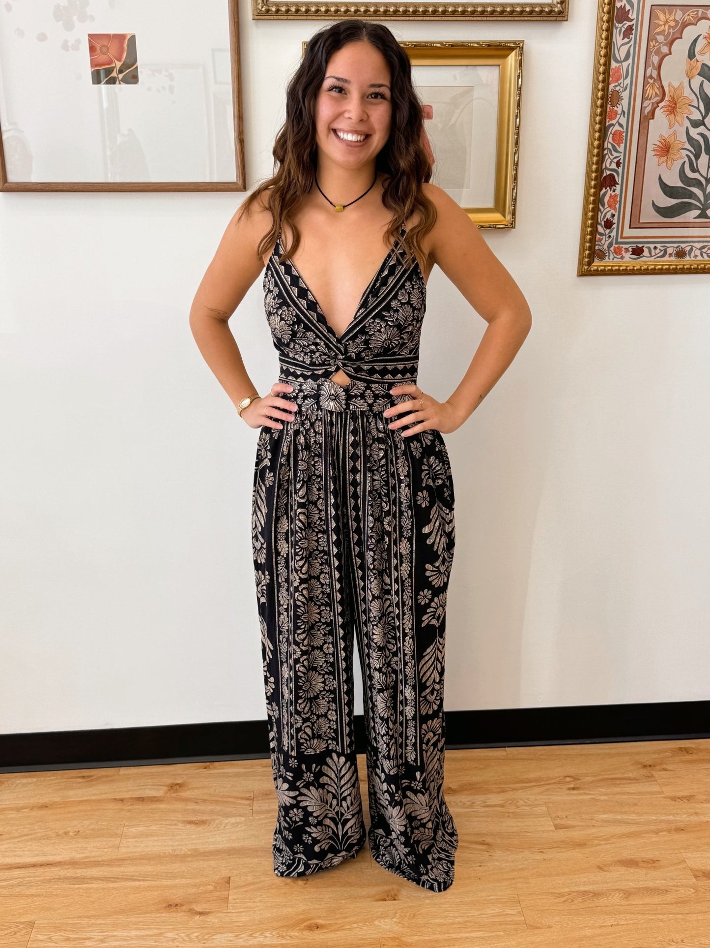 Black Boho Jumpsuit Jumpsuit