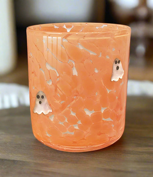 Candy Corn Ghost Soy Icon Candle Candles