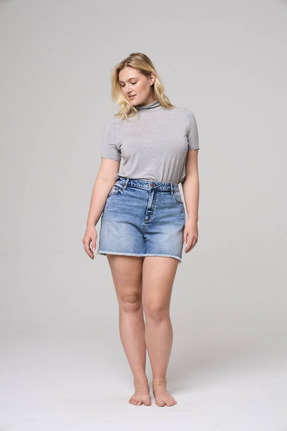 Plus Size Med Blue Shorts