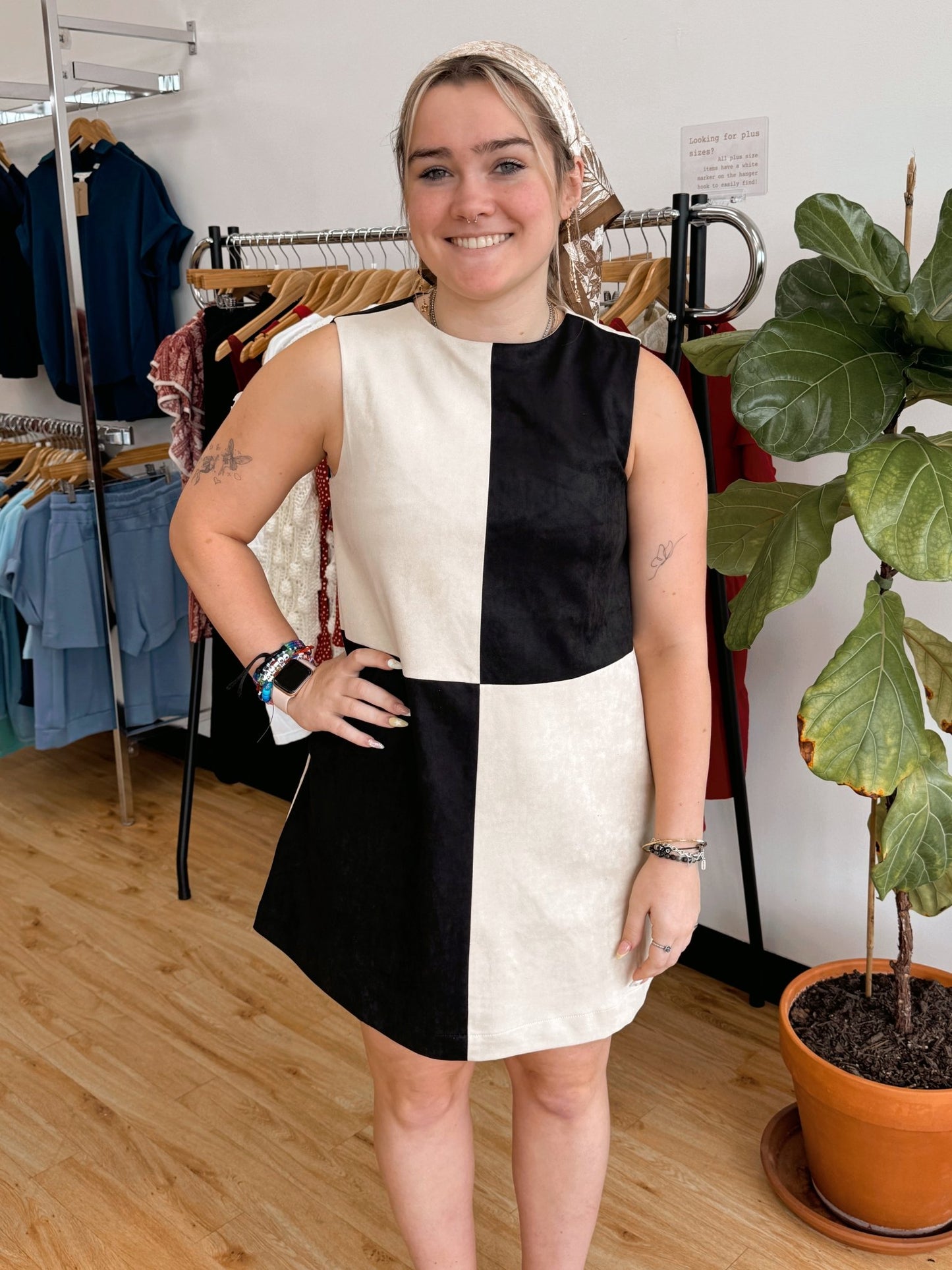 Checkmate Mod Mini Dress Dress