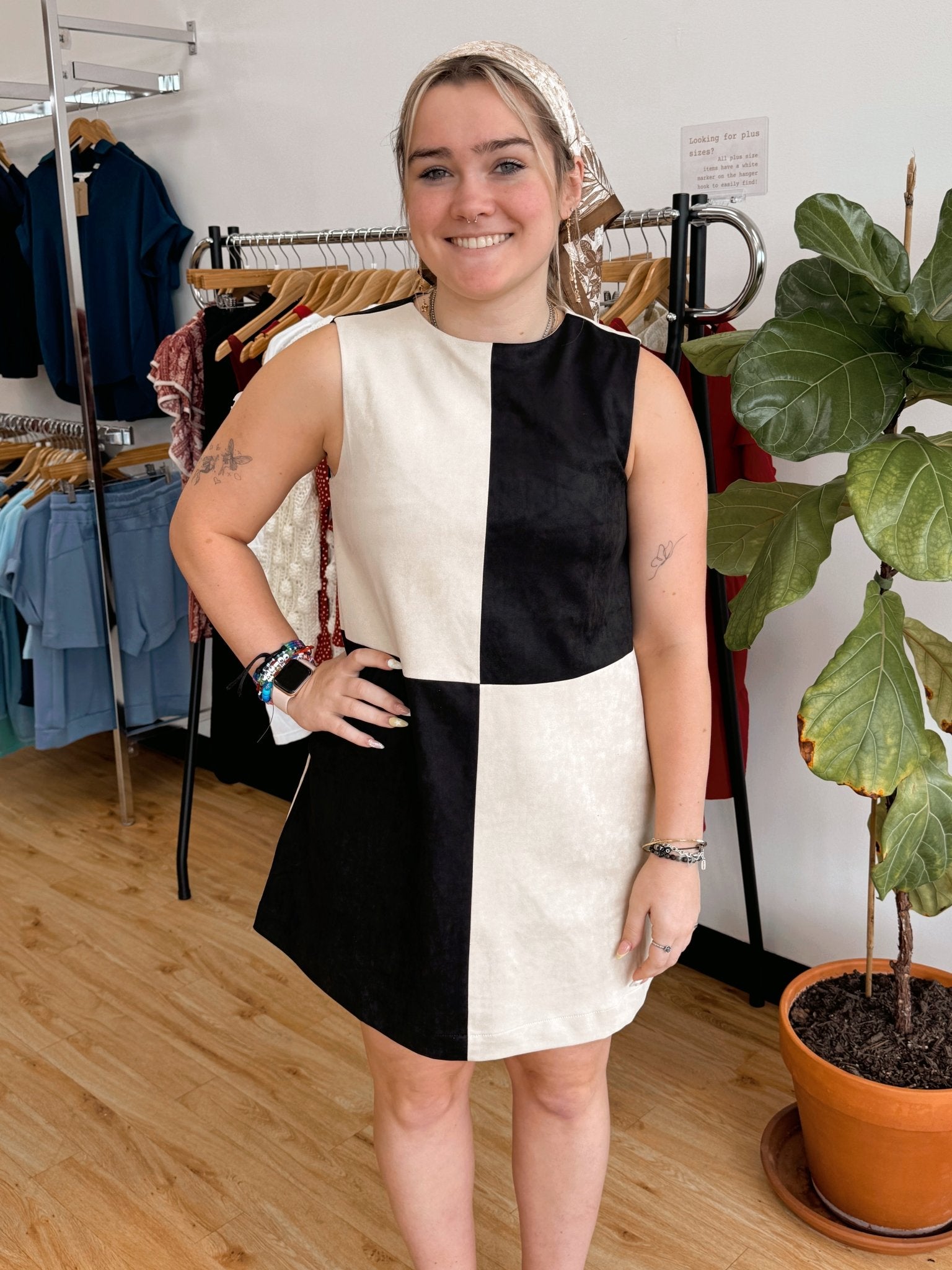 Checkmate Mod Mini Dress Dress