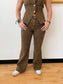 Cheetah Print Flare Pants Pants