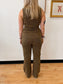 Cheetah Print Flare Pants Pants
