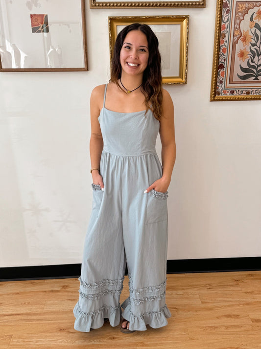 Cloud Ruffle Jumpsuit Jumpsuit