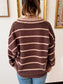 Collared Long Sleeve Knit Top Shirts & Tops