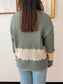 Colorblock Cable Knit Sweater Shirts & Tops