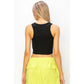 Cropped Ribbed Tank Top - Authenticity