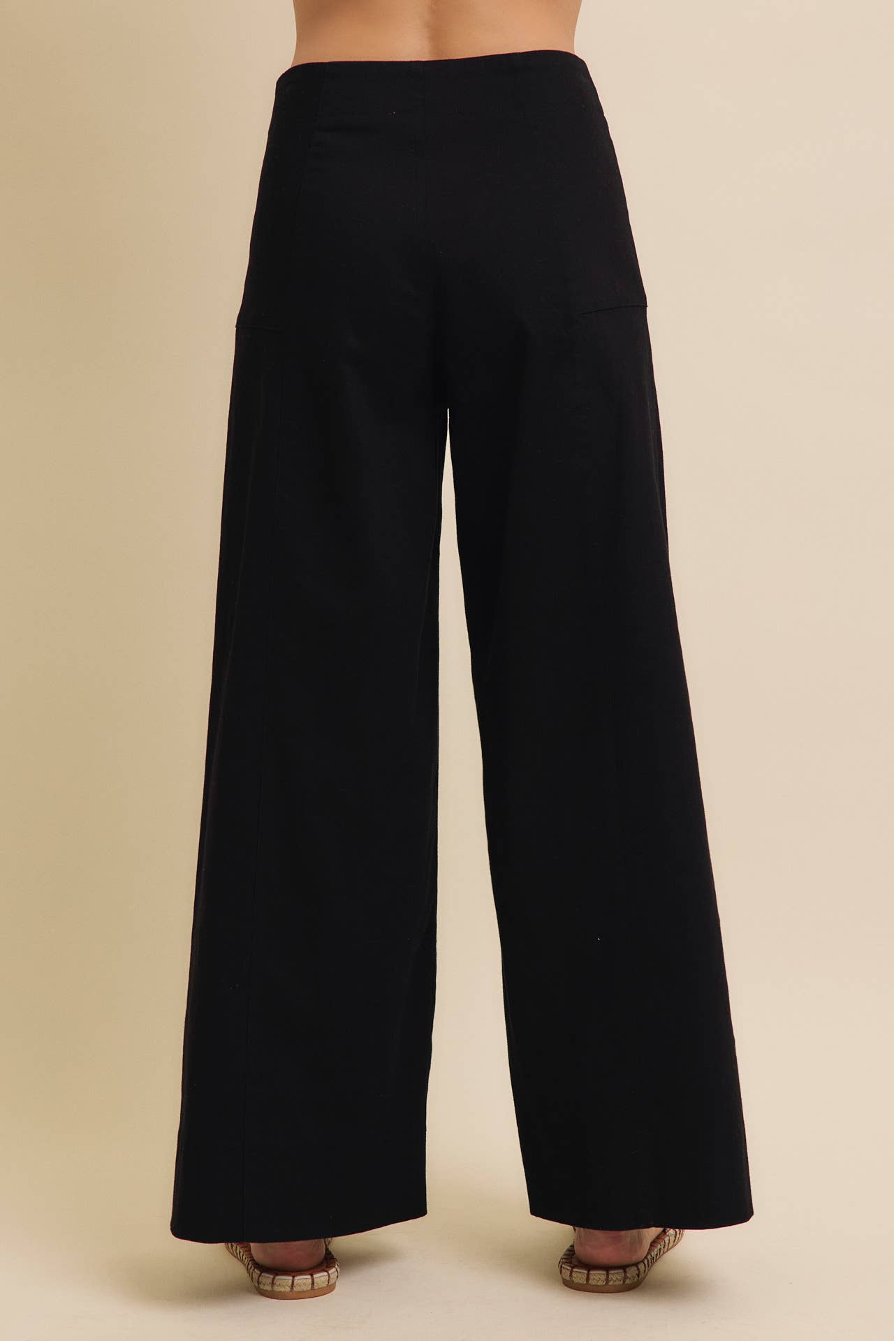 Wide Leg Cotton Pants