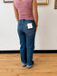 Dark High Rise Wide Leg Jeans