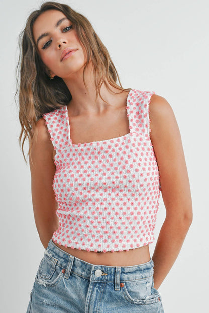 Dotted Textured Top