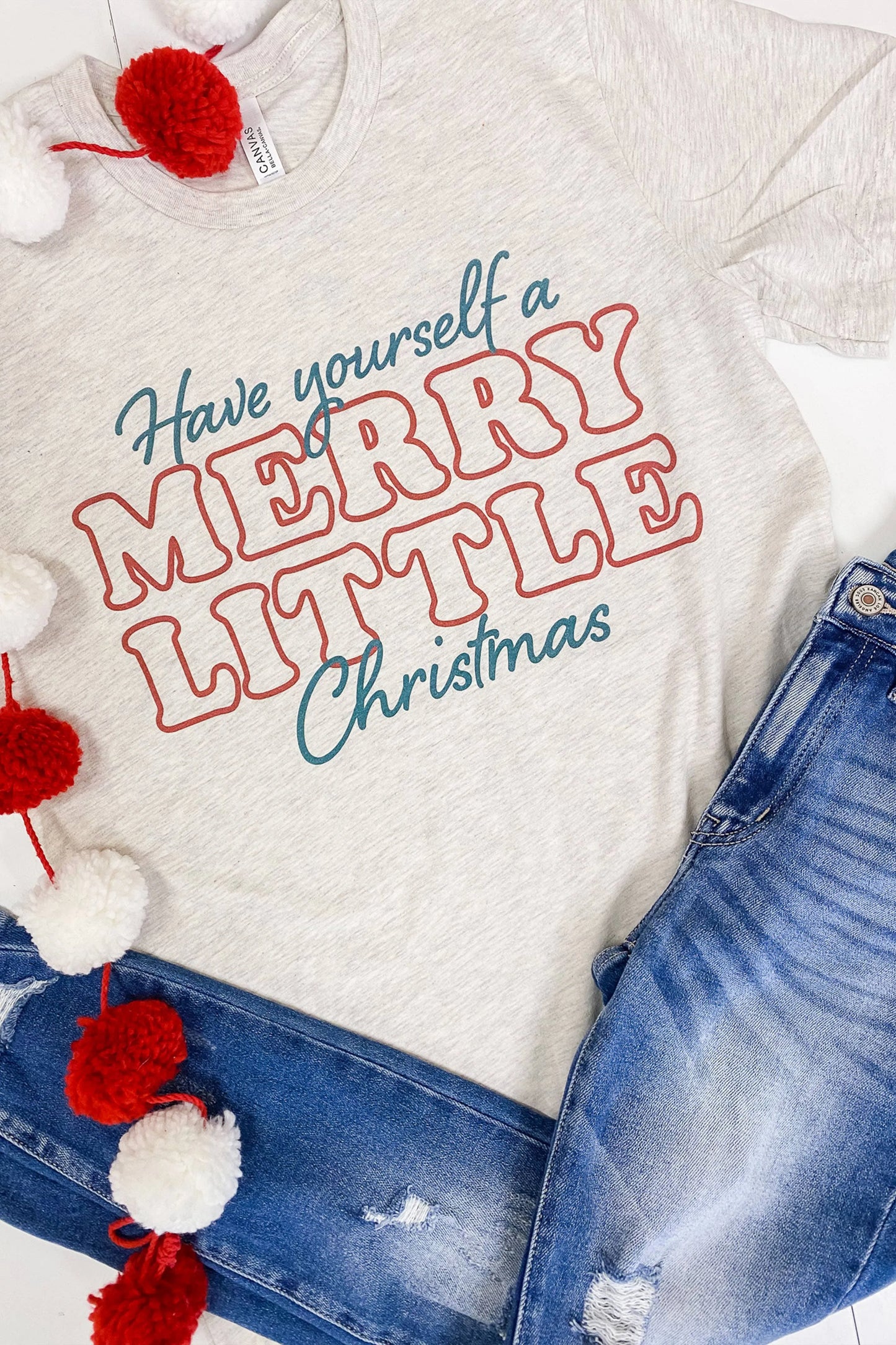 Merry Little Christmas Tee Small