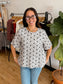 Embroidered Floral Top Shirts & Tops