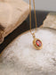 18K Gold Gemstone Necklace Necklaces