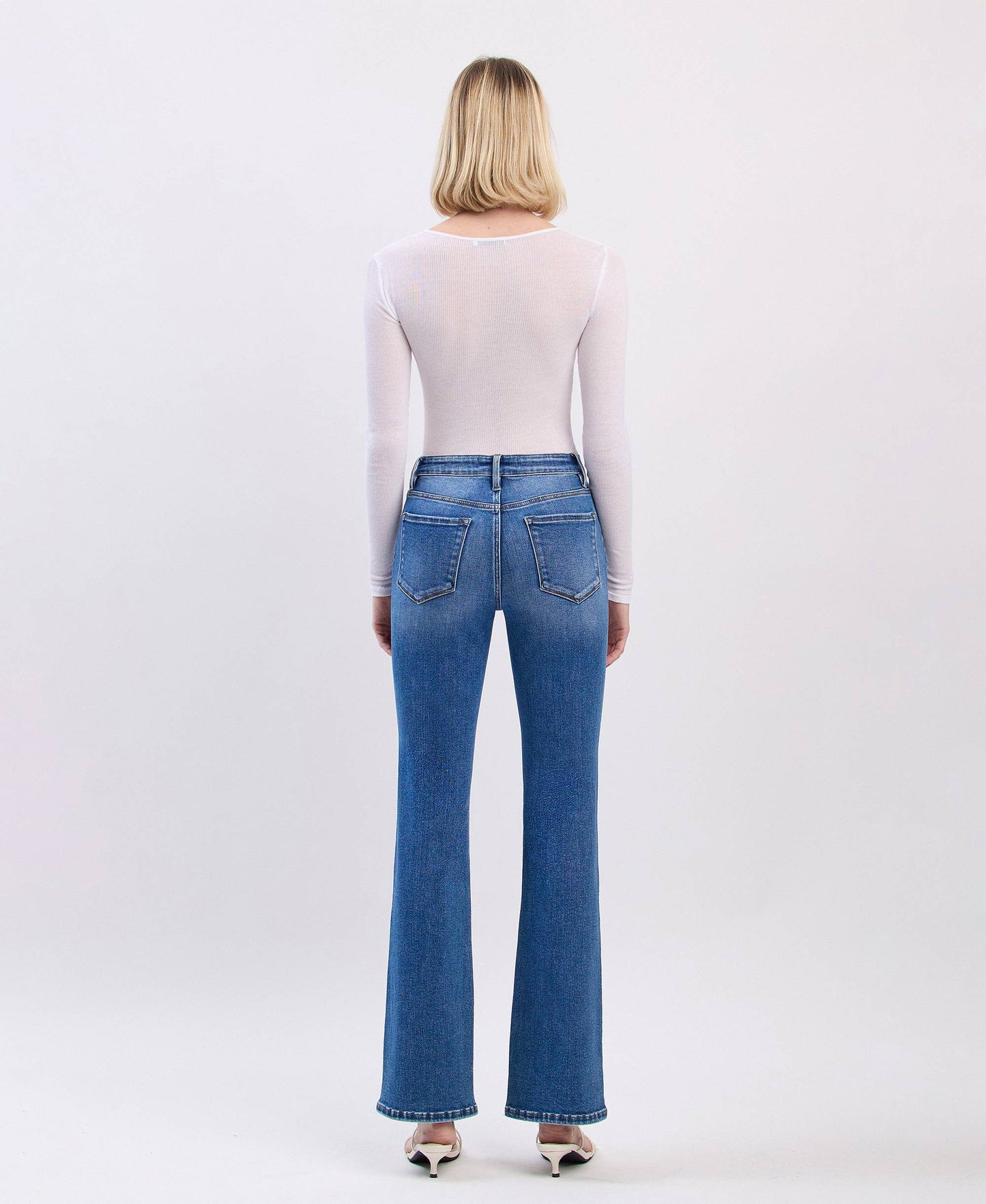 High Rise Bootcut Jeans