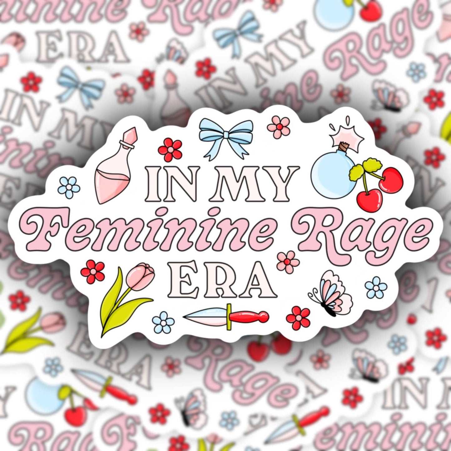 Feminine Rage Era Sticker