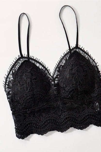 Eyelash Lace Cami Bralette