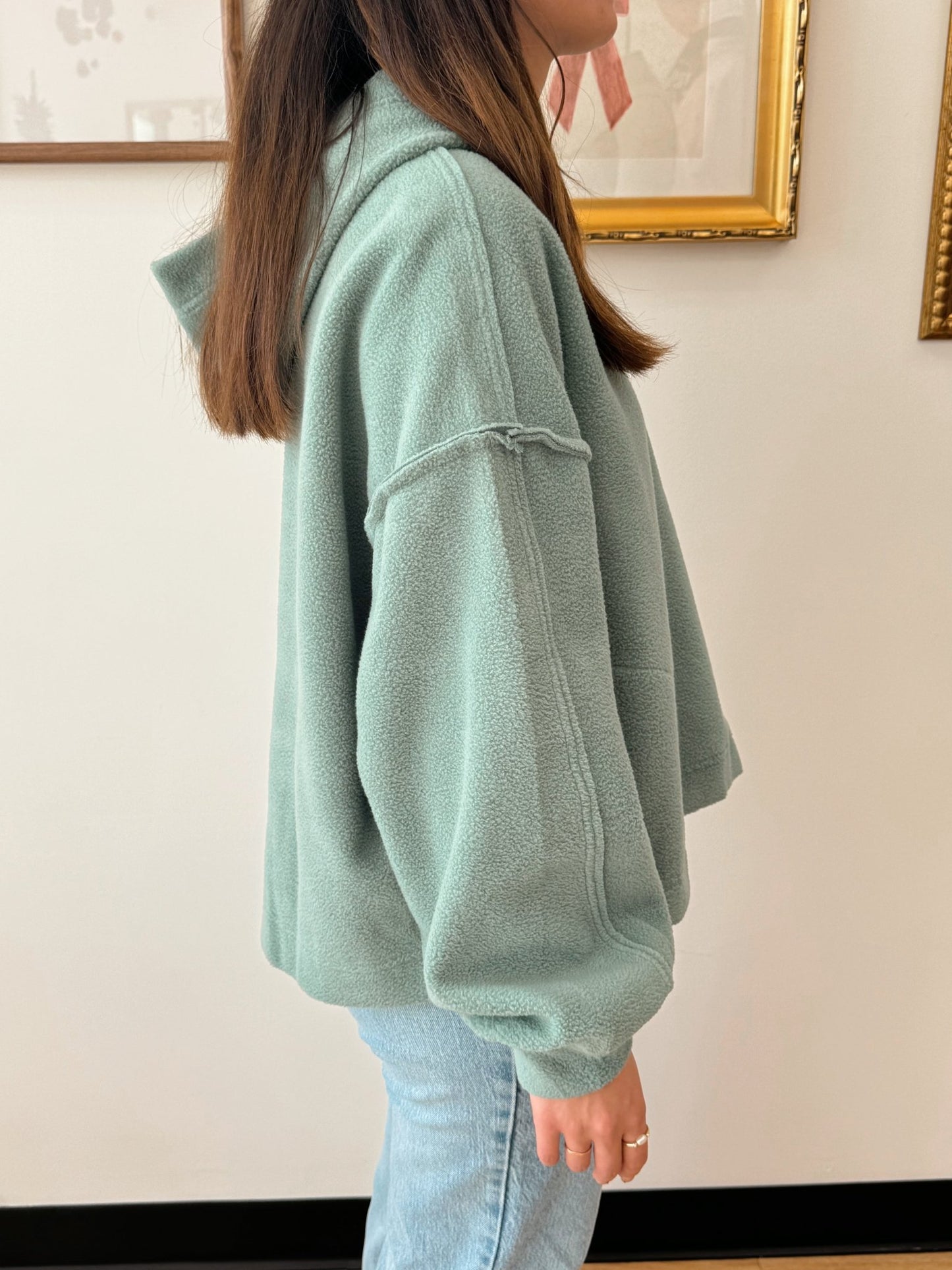 Fleece Hoodie Pullover Shirts & Tops