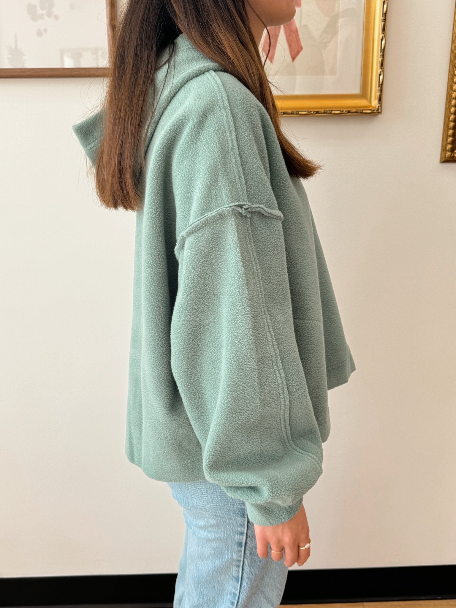 Fleece Hoodie Pullover Shirts & Tops