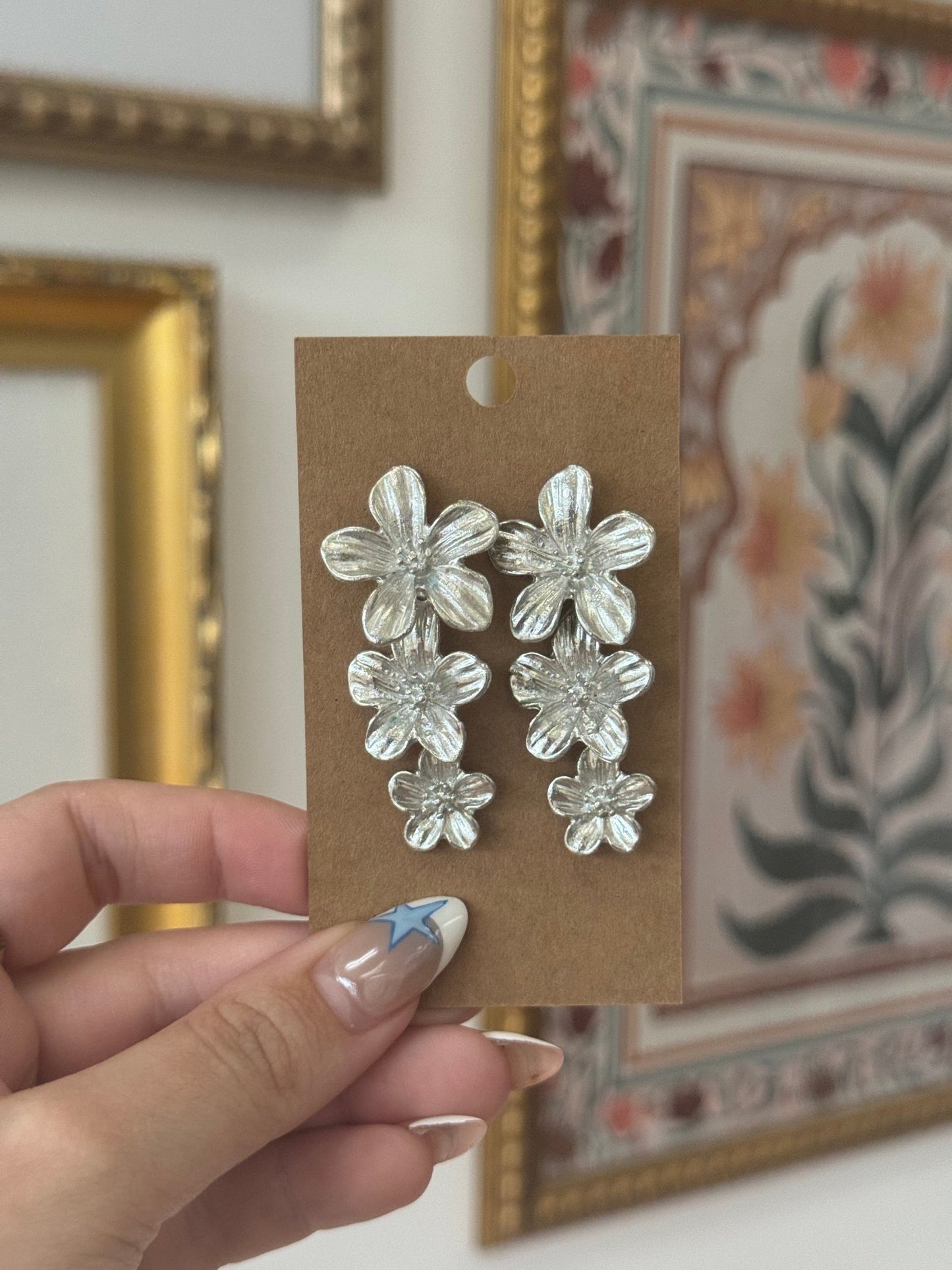 Flower Cascade Earrings Earrings