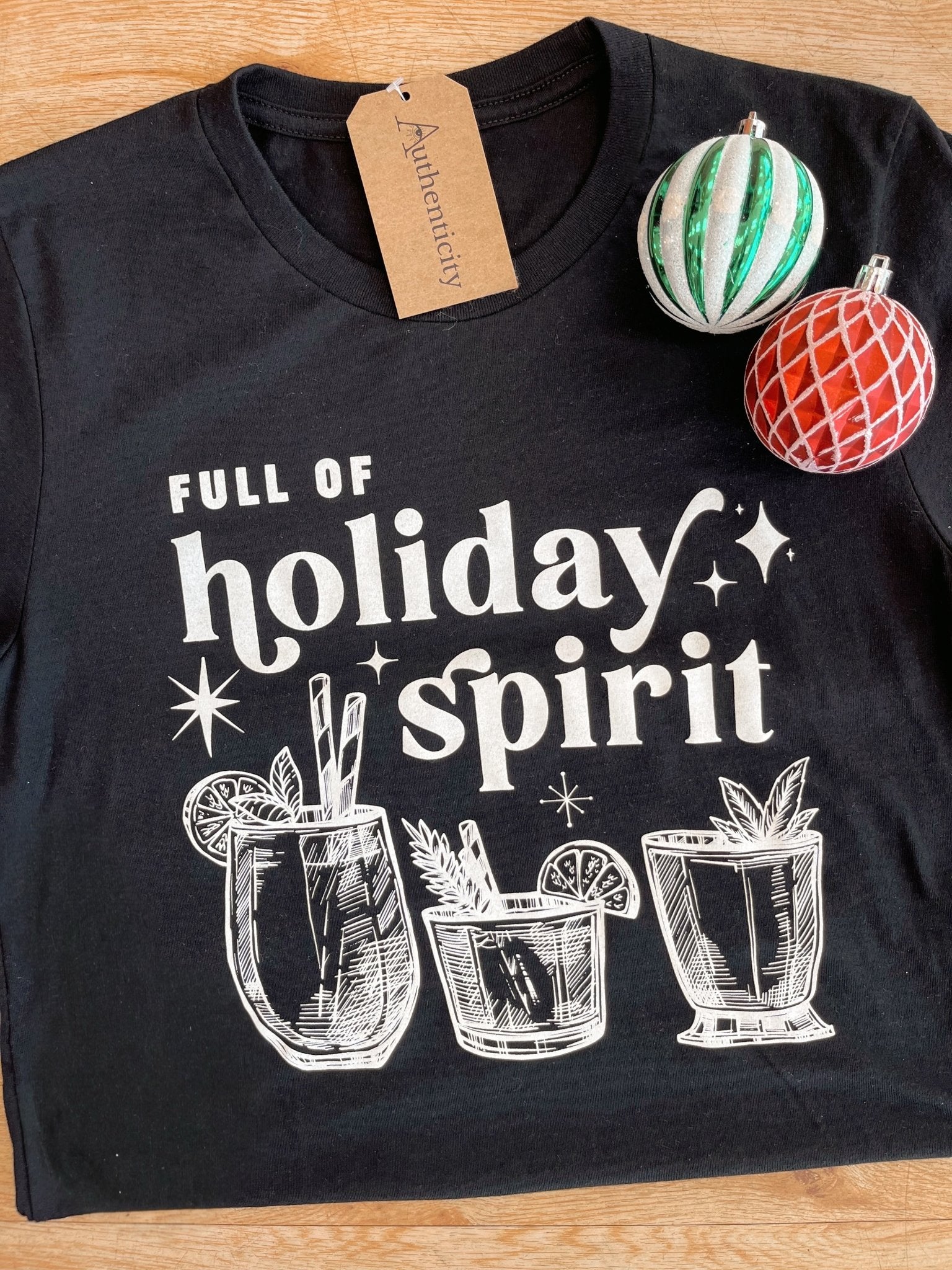 Full of Holiday Spirit Tee Shirts & Tops