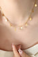 Gold Coin Charm Necklace