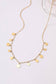 Gold Coin Charm Necklace