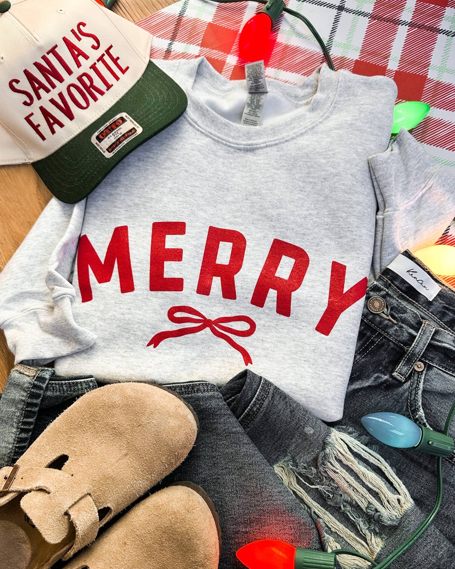 Merry Bow Sweatshirt
