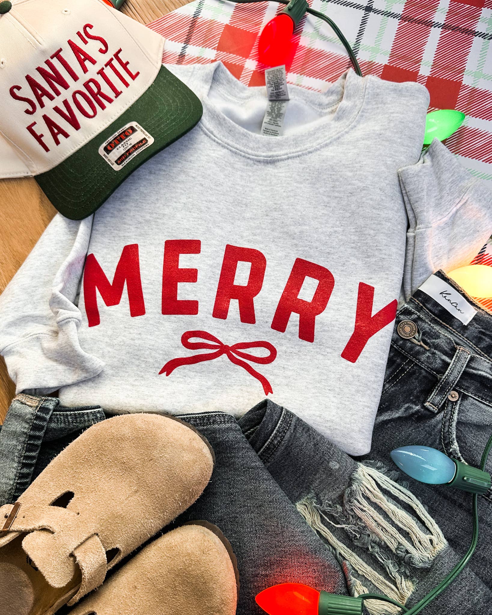 Merry Bow Sweatshirt