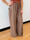 Mocha Flowy Soft Pants Pants