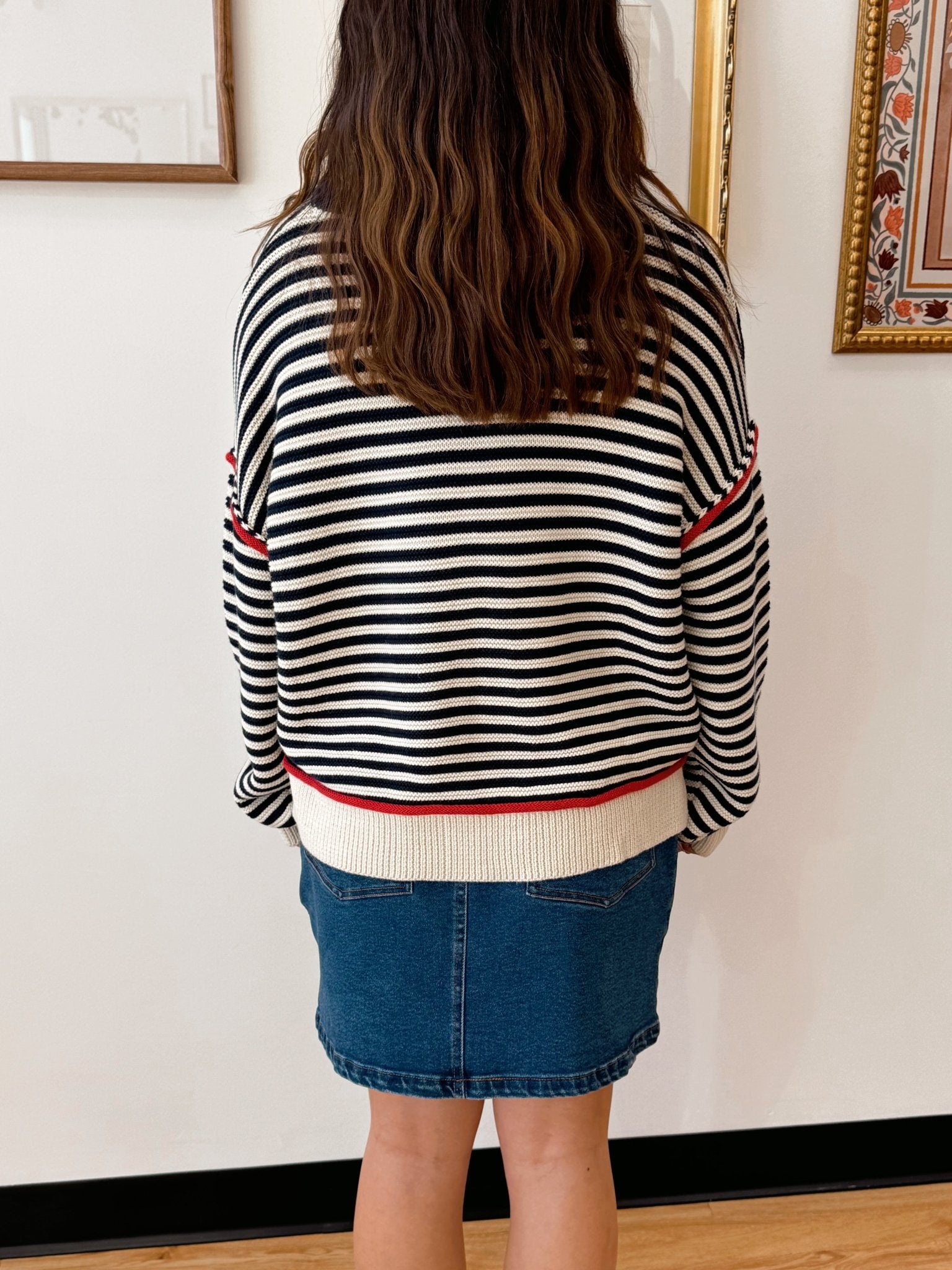 Mid-Waist Denim Mini Skirt Skirt