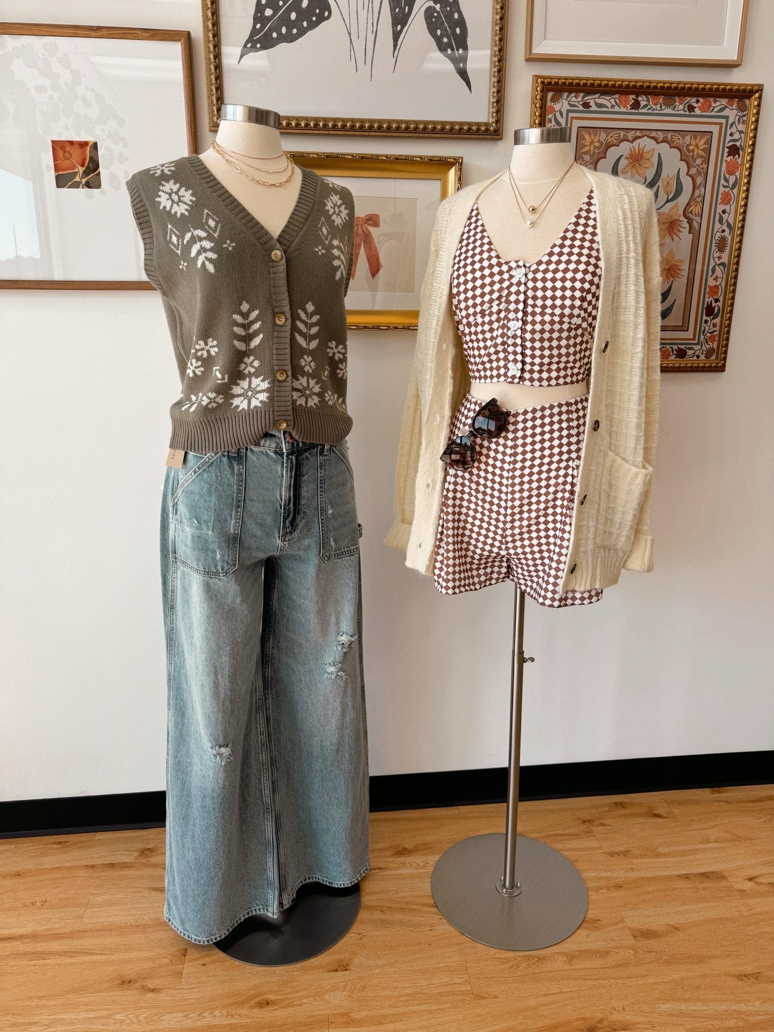 Olive Soft Sweater Vest Shirts & Tops