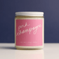 Pink Champagne Soy Candle Candles