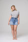 Plus Size Med Blue Shorts
