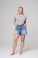 Plus Size Med Blue Shorts