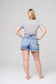 Plus Size Med Blue Shorts