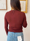 Ruched Side Knit Top Shirts & Tops