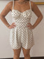 Satin Polka Dot Romper Romper