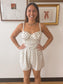 Satin Polka Dot Romper Romper