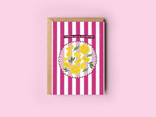 Sending You A Squeeze Card Card