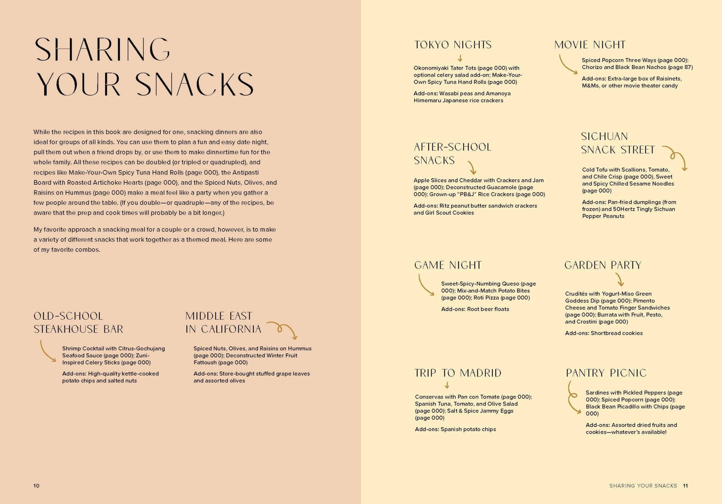 Snacking Dinners Cookbook