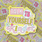 Talk Kinder to Yourself Sticker Decorative Stickers