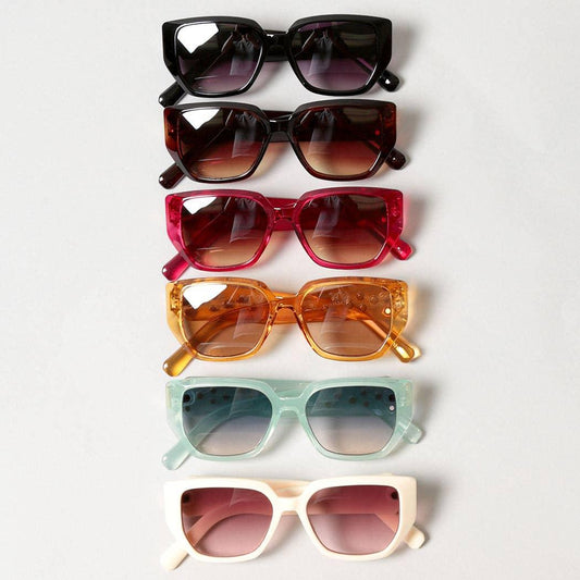 Tinted Rhinestone Frame Sunglasses Sunglasses