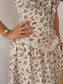 Vintage Floral Empire Dress Dress